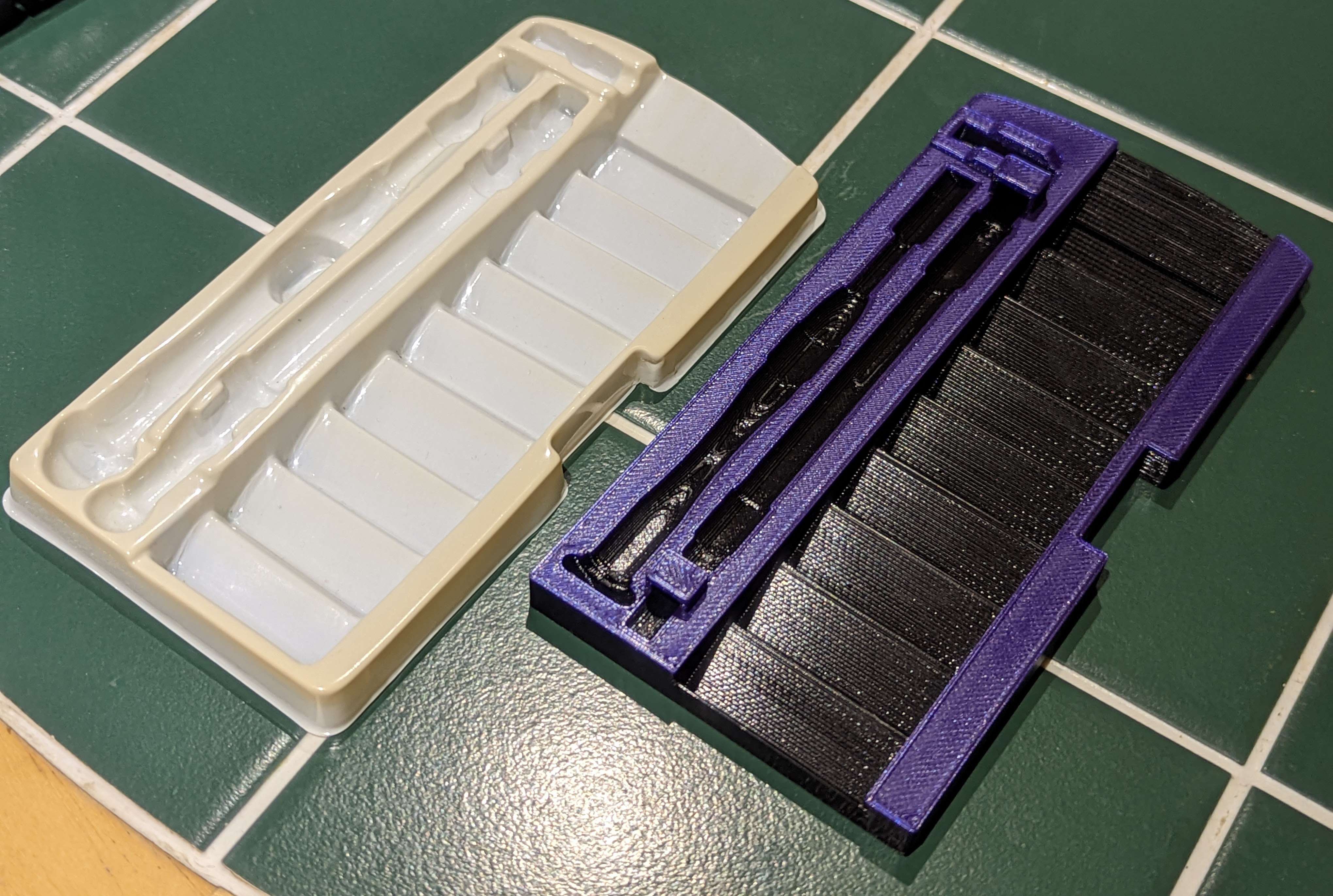 Custom 3D printed iFixit tool case insert
